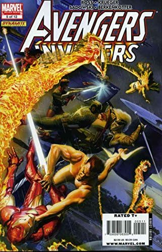 Răzbunători / invadatori 5 VF; carte de benzi desenate Marvel / Alex Ross