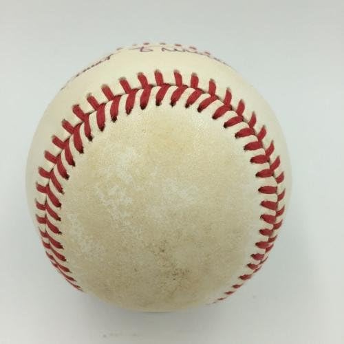 Leo Ernest Durocher Nume complet semnat autografat Liga Națională Baseball PSA - baseball -uri autografate
