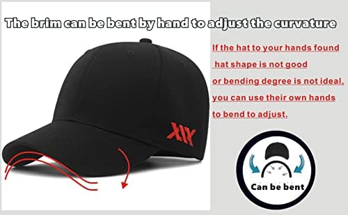 Munula supradimensionare capac de baseball xxl pălării cu cap mare pentru bărbați pălării de broderie mari tată reglabilă 23,6