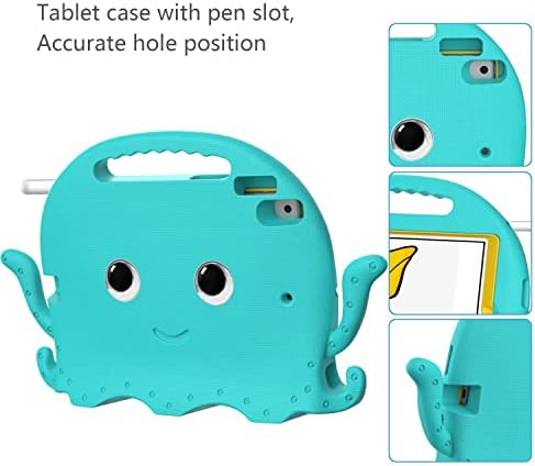 Tabletă carcasă de protecție pentru copii pentru iPad 10.2 cu bara de protecție de mâner | Copertă de protecție pentru copii,