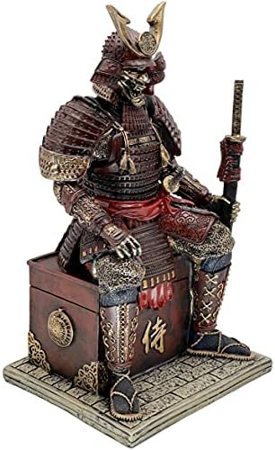 Looyar medieval Samurai Samurai Undead Războinie Statuie de rășină Ornament Figurină Craft pentru casă Living Living Decorare