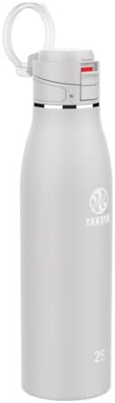Takeya Traveller Cană de cafea izolată cu capac de rezistență la scurgere, BPA Free, 25 uncie, Dodgeball Grey