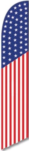 SUA American Swooper Feather Banner Flag Sign