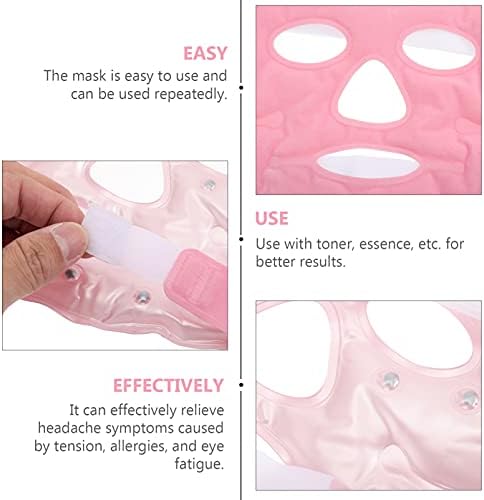 DOITOOL Eye Sleeping Mask Eye Sleeping Mask capac Facial reutilizabil gheață acoperire caldă și rece față completă Silicon