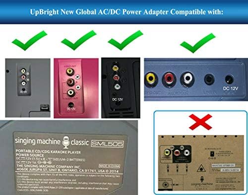 Adaptor Upbright 12V AC/DC Compatibil cu mașina de cântare AK04G-1200200U SML-283 STVG-559 STVG785BTW SML-343 SML388 IN-283BK