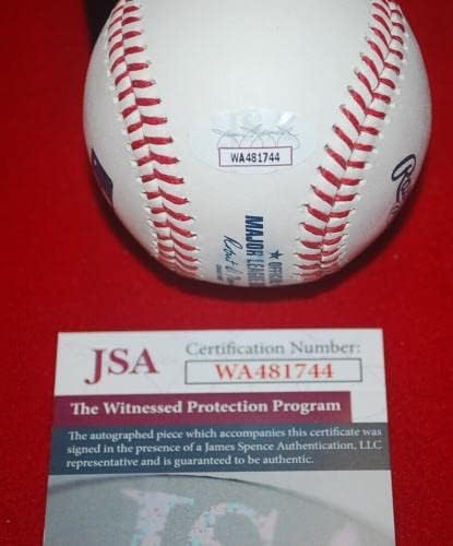 Noah Denoyer Baltimore Orioles semnat MLB Baseball JSA a fost martor la COA WA481744 - Baseballs autografate