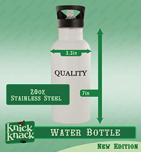 Cadouri Knick Knack Monozoa - Sticlă de apă din oțel inoxidabil 20oz, argintiu