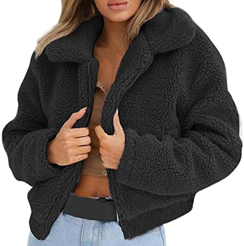 Jacheta de iarnă cu mânecă lungă pentru femei Antrenamente Modern Snow Colorblock Cardigan Buton gros de confort