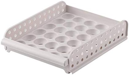 SAXTZDS Frigider Bucătărie cu două straturi cutie de depozitare suport pentru ouă sertar cutie de depozitare consumabile de