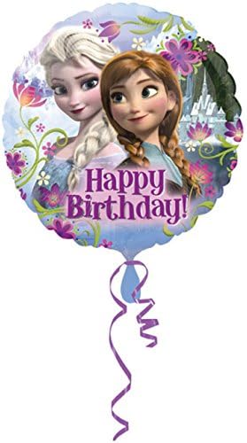 Anagram International HX Frozen Fericit Birthday Balloons, multicolor