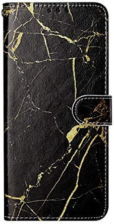 Capac Flip pentru portofel Galaxy S21 Ultra 5G cu suport pentru Card, Mavis ' s Diary Marble Pattern piele subțire de protecție
