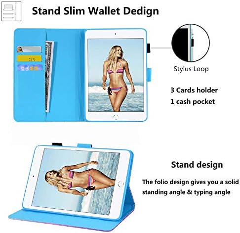 Carcasă inteligentă pentru uucovers pentru Apple iPad 9,7 inch Tablet 2018 2017, iPad Air/Air 2 PU piele Folio Flip Stand Stand