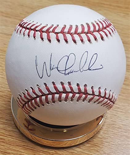 Autografat Wes Chamberlain Oficial Liga Națională Baseball