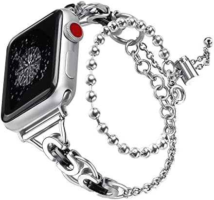 Benzi Secbolt Compatibile cu Apple Watch Band 38mm 40mm 41mm 42mm 44mm 45mm Iwatch SE Seria 8/7/6/5/4/3/2/1, Women Dupa Dublu