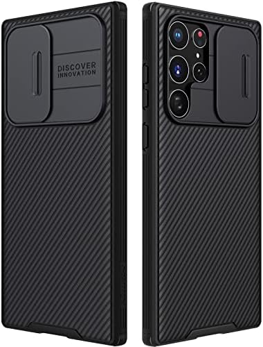 Galaxy S22 Ultra Carcasă cu capac al camerei, S22 Ultra Slim Fit Policarbonat Policarbonat Capac de protecție la șoc cu capac