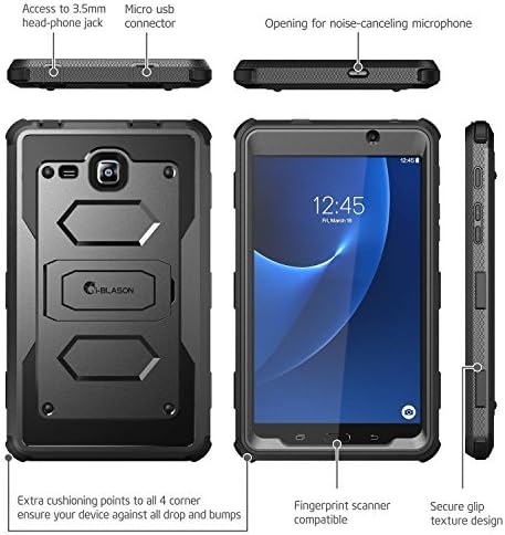 Galaxy Tab A 7.0 carcasă, I-Blason Samsung Galaxy Tab A 7 Armorbox Dual Layer Hybrid Hybrid cu corp complet cu corp cu