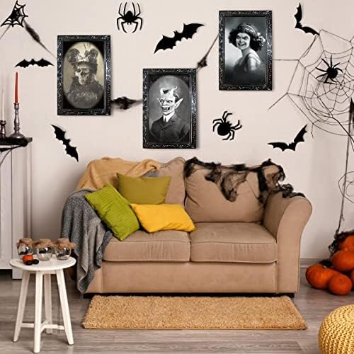 Decorațiuni de Halloween înfricoșătoare, 3D Schimbarea imaginilor de groază de horror Imagini portret de Halloween Decor de