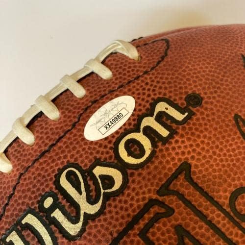 Frumos Walter Payton a semnat jocul Wilson NFL fotbal cu JSA COA - fotbal autografat