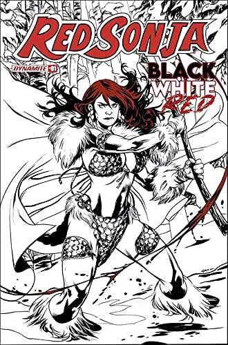 Red Sonja: Negru, alb, roșu 1b VF / NM ; dinamită carte de benzi desenate
