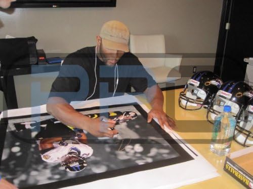 Ravens Ray Lewis Authentic a semnat 24x30 Canvas autografat PSA/ADN ITP