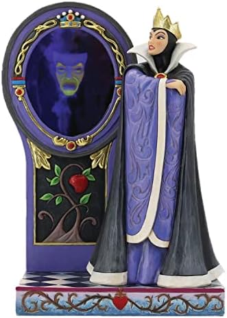 Jim Shore Enesco Disney Traditions 6013067 Evil Queen Mirror Scene Figurină 9.5