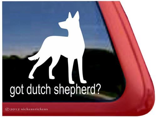 Ai Ciobanesc Olandez? ~ Dutch Shepherd Dog Vinil Fereastra Decal Autocolant
