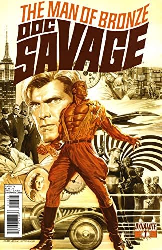 Doc Savage 1 VF / NM ; dinamită carte de benzi desenate / Alex Ross