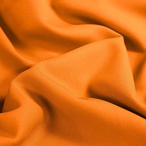 Delaney portocaliu Poliester gabardina Tesatura de curte pentru costume, paltoane,pantaloni / pantaloni, uniforme-10056