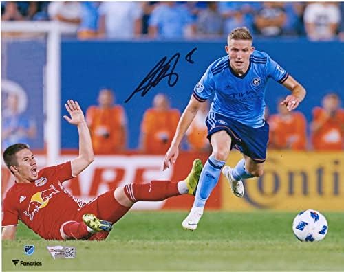 Alex Ring New York City FC Autografat 8 x 10 FOTOGRAFIE BALL DIN BINE - Bile de fotbal autografate
