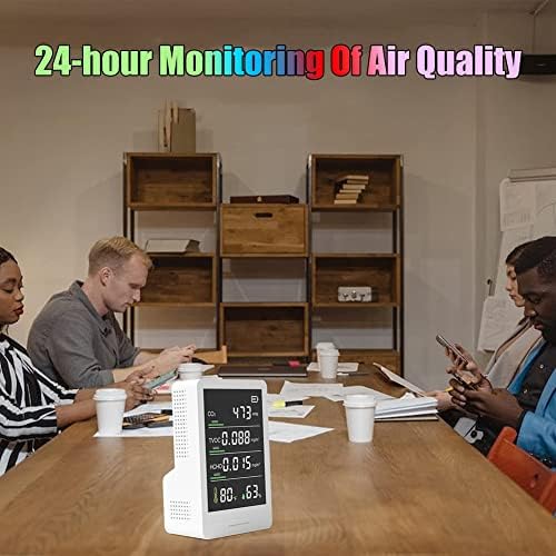 Midautoo Portable Air Calitate Monitor Tester CO2 Detector CO2, TVOC, HCHO, Humiditate și Temperatură Counter Particulelor