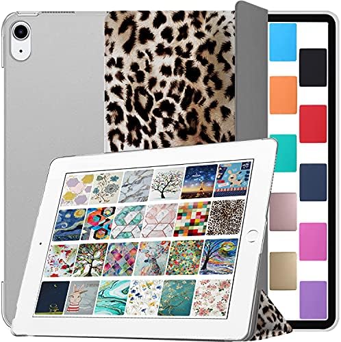 Durasafe Cazuri iPad 10th Gen 2022 10.9 inch [iPad 10] IPAD Tipărit cu spate translucid dur dur - leopard