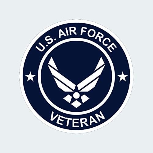 fagraphix U. S. Air Force Veteran autocolant Decal autoadeziv USAF Vet SUA SUA 1.25 & 34; larg