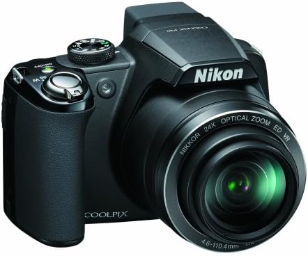 Nikon Coolpix P90 12.1MP Cameră digitală cu un unghi larg de 24x cu unghi larg de reducere a vibrațiilor optice și de 3 inch