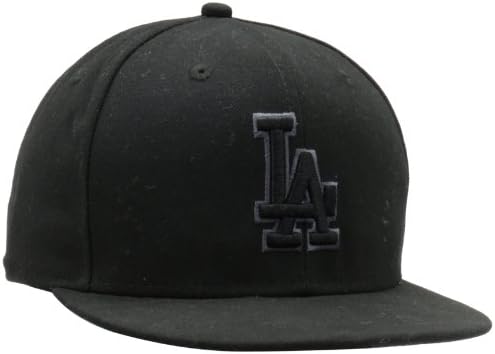 MLB Los Angeles Dodgers negru și gri 59fifty cap montat