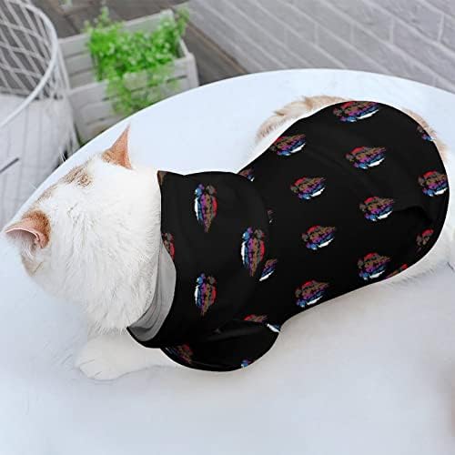 Culorile curelei de leu Jiu Jitsu pentru câine și pisică Costume drăguțe pentru animale de companie Costum cu pălărie de ținute