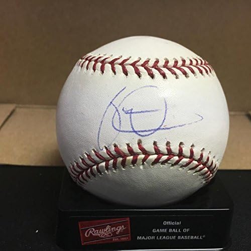 Greg Norton Tigers/Braves M.L. Baseball semnat cu COA - baseball -uri autografate