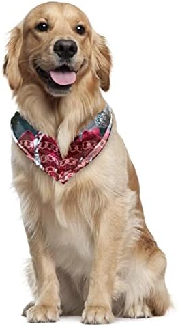 Bandane reglabile pentru câini 2 bucăți, brad de Crăciun și șosete Kerchief moale pentru îmbrăcăminte zilnică pentru animale