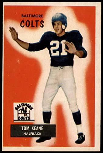 1955 Bowman 30 Tom Keane Baltimore Colts Ex Colts West Virginia