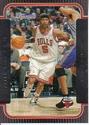 2003 Bowman Basketball Card 4 Jalen Rose