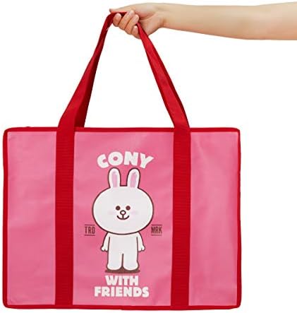 Line Friends Cony personaj reutilizabil pentru a călătorii, cumpărături alimentare, picnic, mare