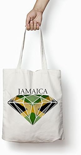 Genti de îmbrăcăminte pentru îmbrăcăminte pentru femei Jamaican Flag Diamond Diamond Bumbac pentru bumbac pentru cumpărături
