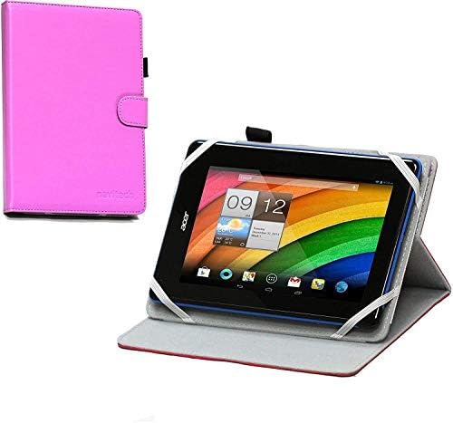Navitech Purple Faux Husa din piele Faux - Compatibil cu Teclast P25T Android 12 10,1 inch Tabletă