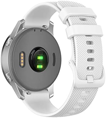 Eeomoik 20mm brățară încheietura curea pentru TicWatch e pentru Garmin Venu pentru Forerunner 645 Silicon Smartwatch Watchband