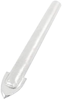X-DREE ton argintiu cimentat carbură de sticlă țiglă piatră 10mm burghiu (Tono de plata Piedra de azulejo de vidrio de carburo